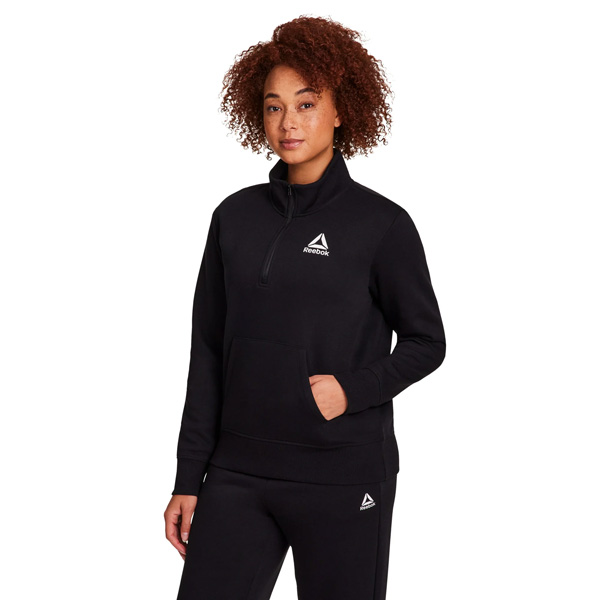 Reebok Women's and Women's Plus Sport Core 1/2 Zip Up Sweatshirt