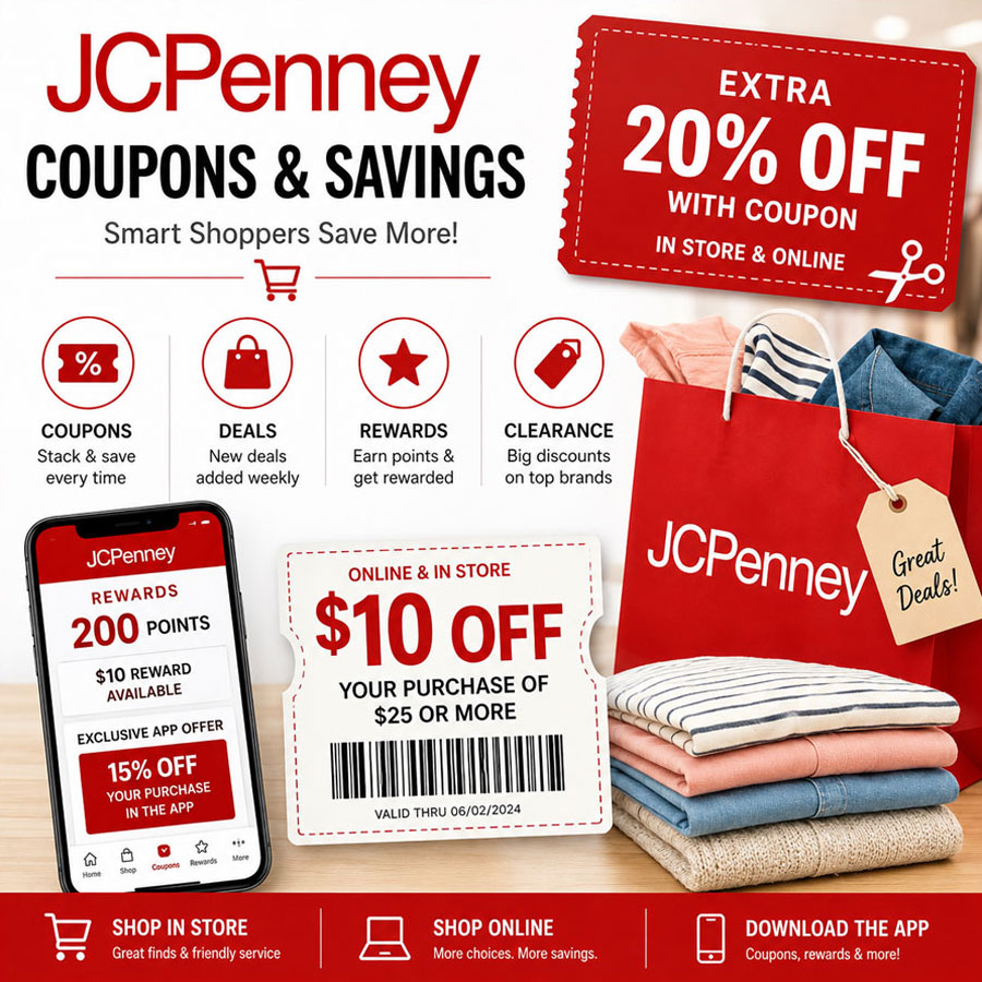 JCPenney coupons & savings