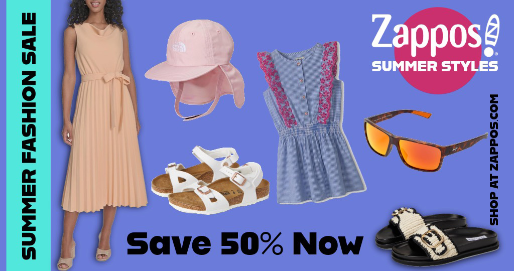 Zappos Summer Fashion Sale