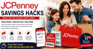 JCPenney savings hacks and family shopping guide